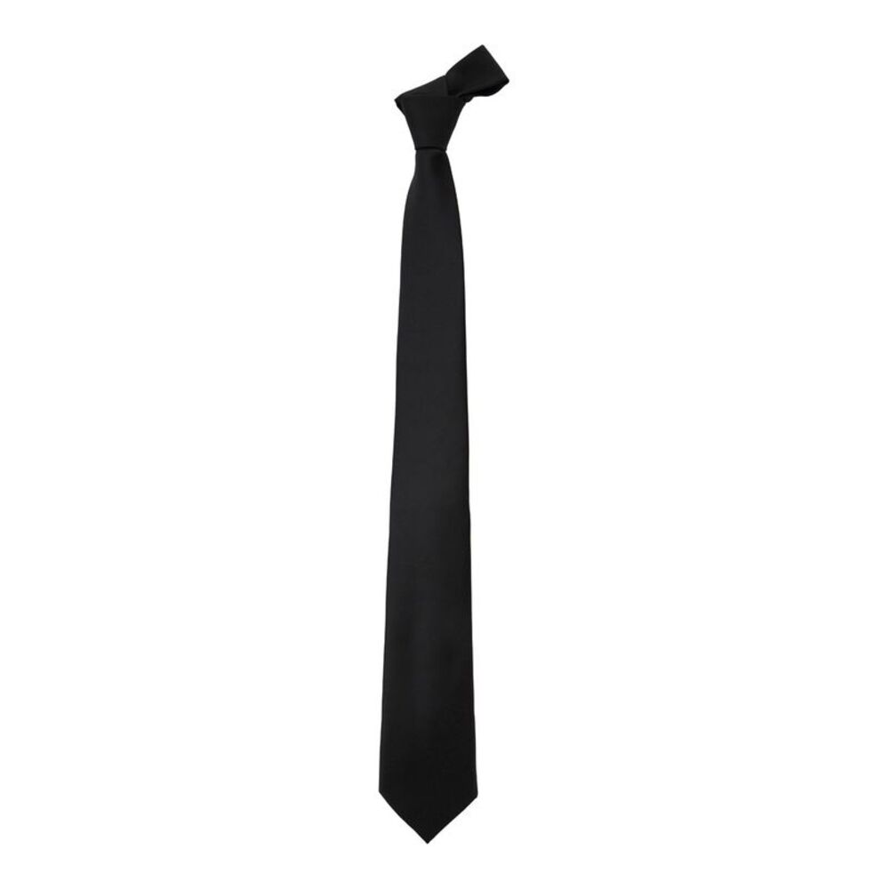 Tagliatore Men Classic Tie In Black Tech Fabric For Men